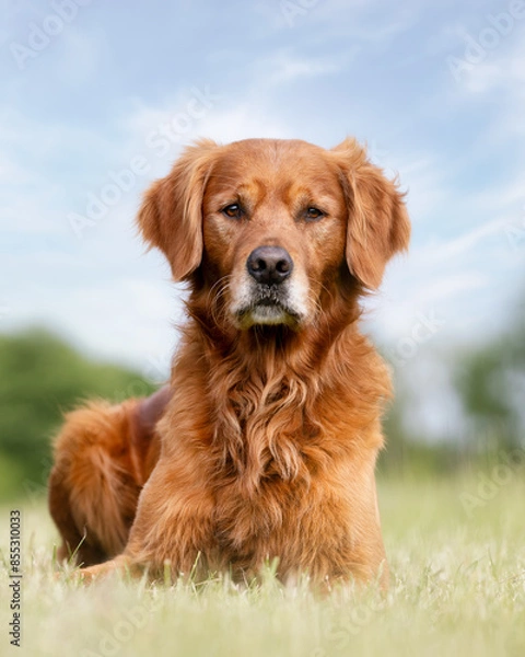 Obraz golden retriever dog
