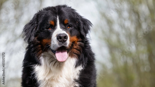 Fototapeta bernese mountain dog