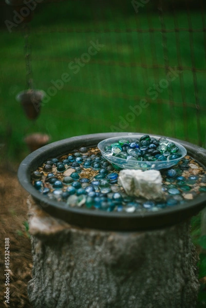 Obraz Bee and Pollinator Watering Station