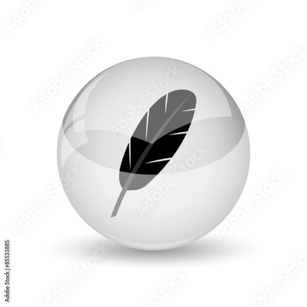 Fototapeta Feather icon