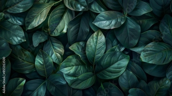 Obraz Vivid Greenery Abstract Background