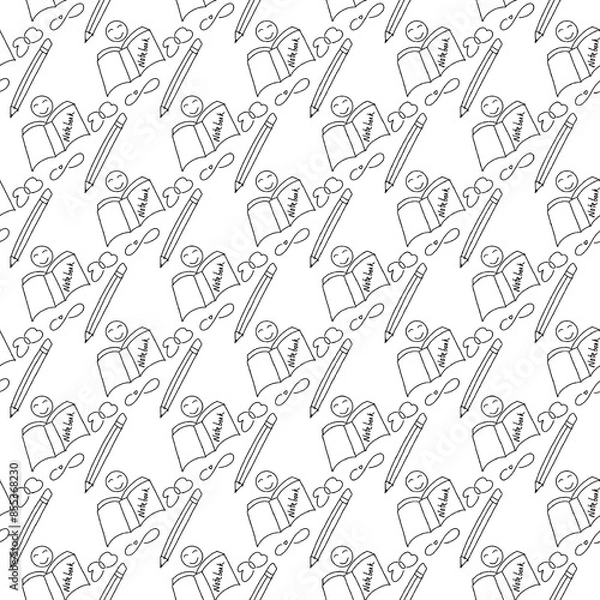 Obraz seamless pattern with background