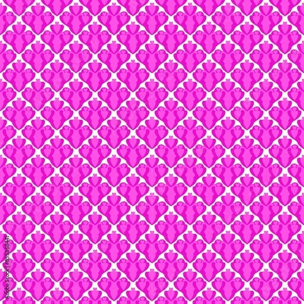 Obraz seamless pink pattern