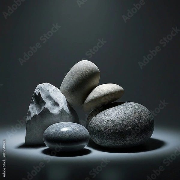 Fototapeta stones, zen and zen concept