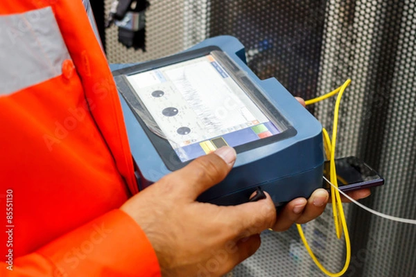 Obraz fiber optic cable testing