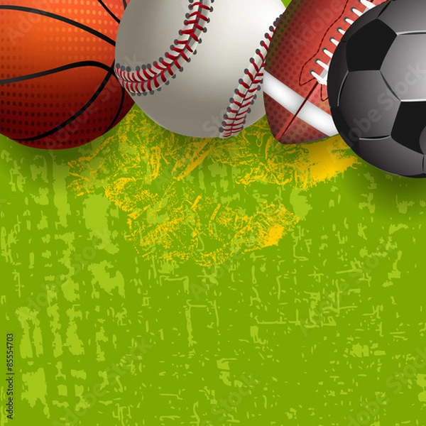 Obraz Assorted Sports Balls