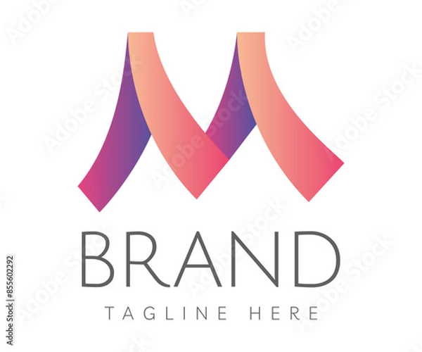 Obraz Letter M logo icon design template elements. Usable for Branding and Business Logos.