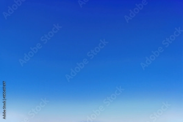 Obraz clear blue calm sky 