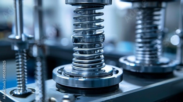Fototapeta Precision in Motion: Examining the Role of Coil Springs in Medical Devices for Implantable Pumps, Prosthetic Limbs, and Surgical Instruments