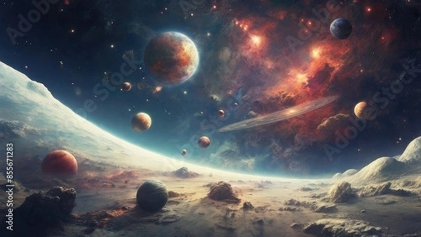 Obraz planet in space