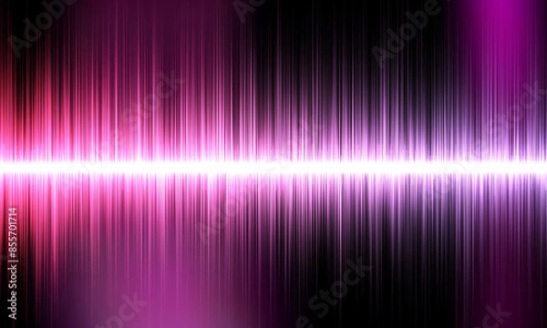 Fototapeta Abstract purple wave flow. Creative technology background. Abstract Colorful Rhythmic Sound Wave Background. Concept of Voice Recognition. Waveform