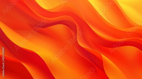 Obraz Bold Orange Gradient Background for Vibrant Copy Space Displays