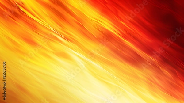 Obraz A yellow and red flame with a red stripe