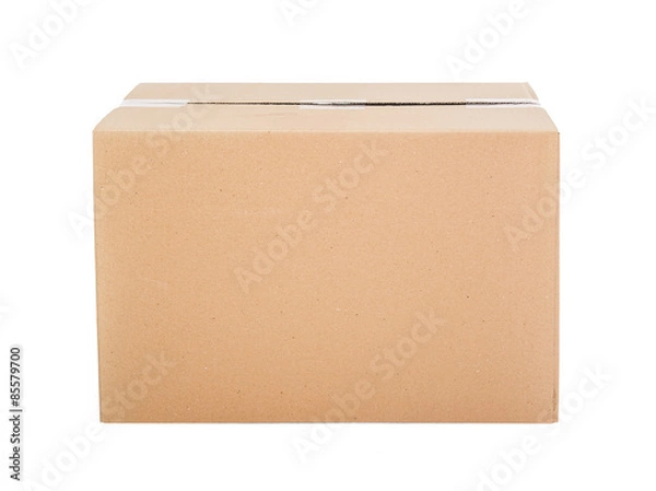 Obraz Otwarte pudełko kartonowe.