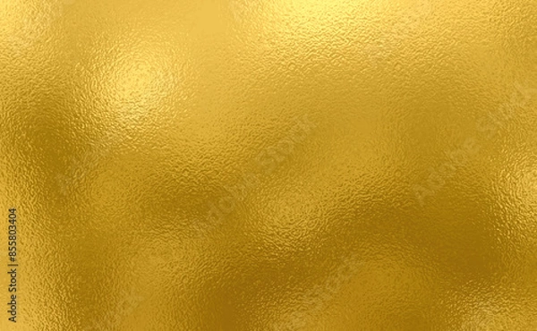 Obraz Vector gold foil texture background. Abstract gradient bright and shiny light reflection rough texture surface. Vector illustration for background, backdrop, web, wallpaper, print and design artwork.