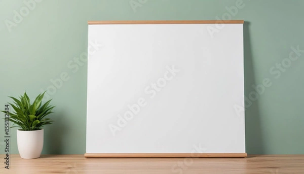 Obraz Mock Up White Board Background