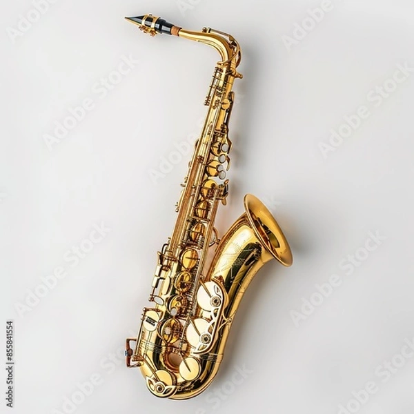 Obraz saxophone in plain background