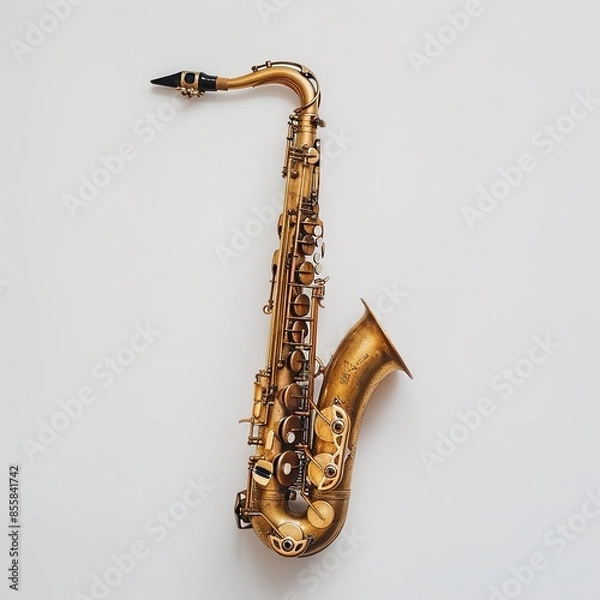 Obraz saxophone in plain background