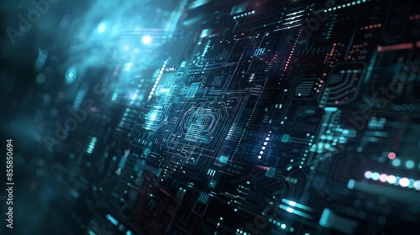 Fototapeta technology background