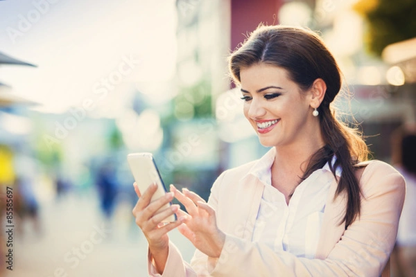 Fototapeta Beautiful woman