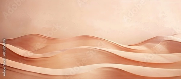 Fototapeta Velvet color. Desert. Modern and contemporary wallpaper for interior design. Background and Texture. with copy space image. Place for adding text or design