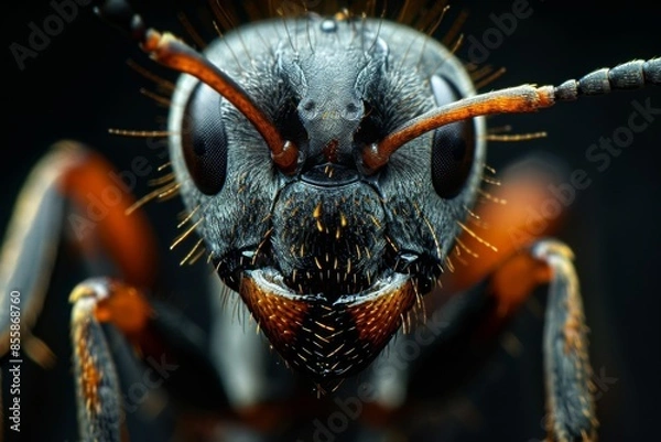 Obraz Close-up Portrait of an Ant's Face
