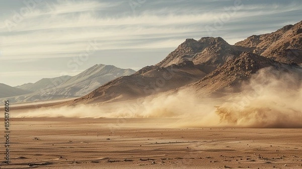 Obraz desert and dust 