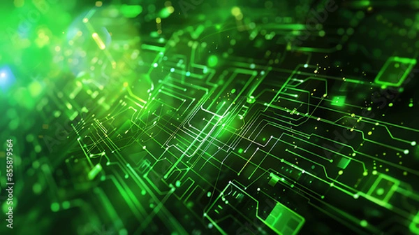 Fototapeta technology banner