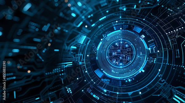 Obraz abstract techology background