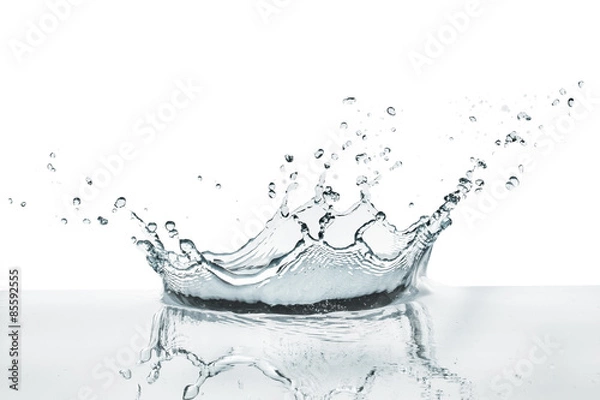 Fototapeta water splashing on calm surface