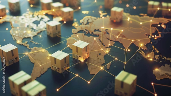 Fototapeta Understanding the Impact of the Supply Chain Act: Overview and Analysis