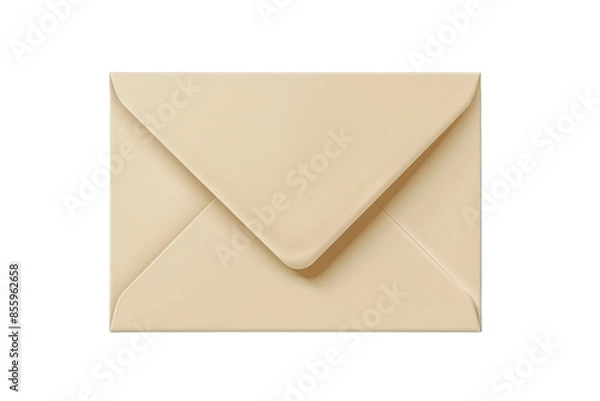Obraz Blank Envelope isolated on transparent background png