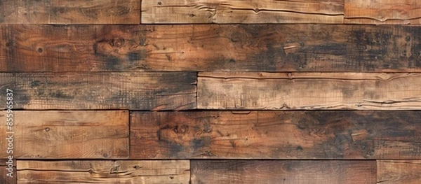 Fototapeta wood texture background , old panels.  Seamless wood floor texture. Copy space image. Place for adding text and design