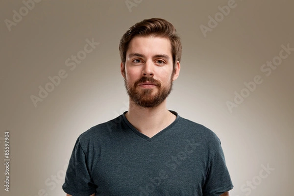 Obraz Portrait of young man with beard