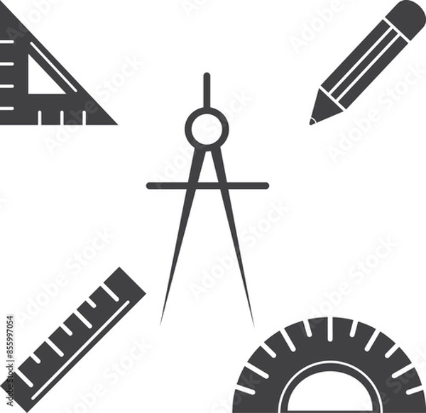 Fototapeta geometry Box Tools