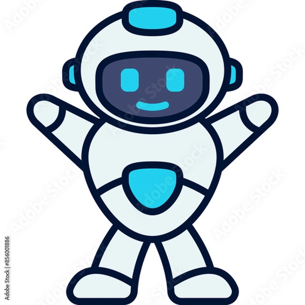 Obraz Futuristic Robot Illustration