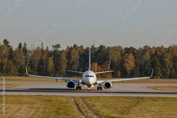 Obraz airplane on the ground