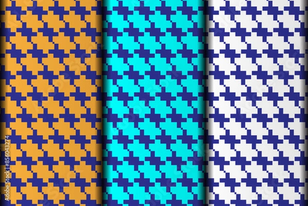 Obraz Background style vector eps seamless pattern design element template.