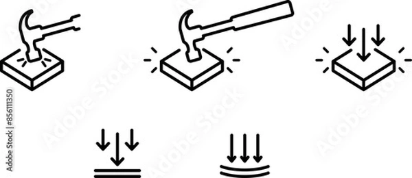 Fototapeta High Rigidity icon , vector illustration