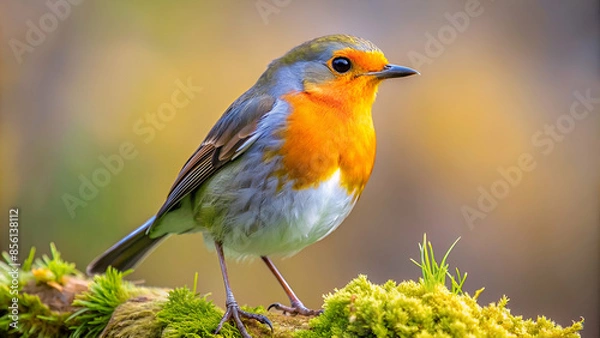 Obraz Robin bird (Erithacus rubecula)