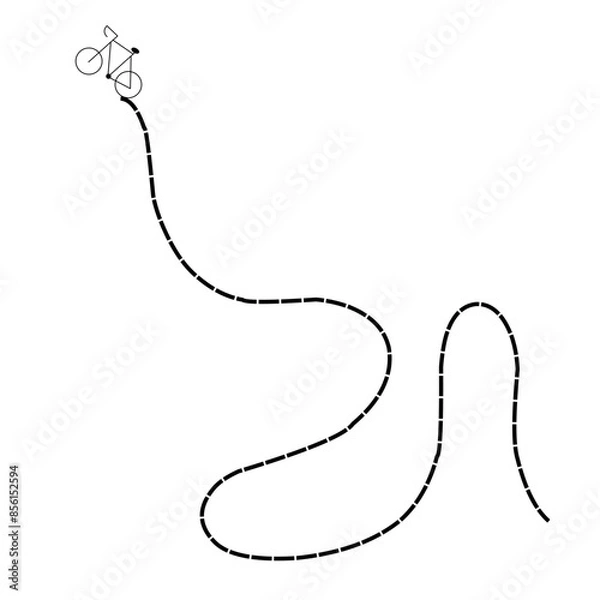 Fototapeta Bike Path