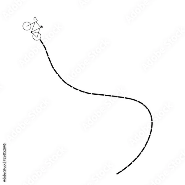 Fototapeta Bike Path