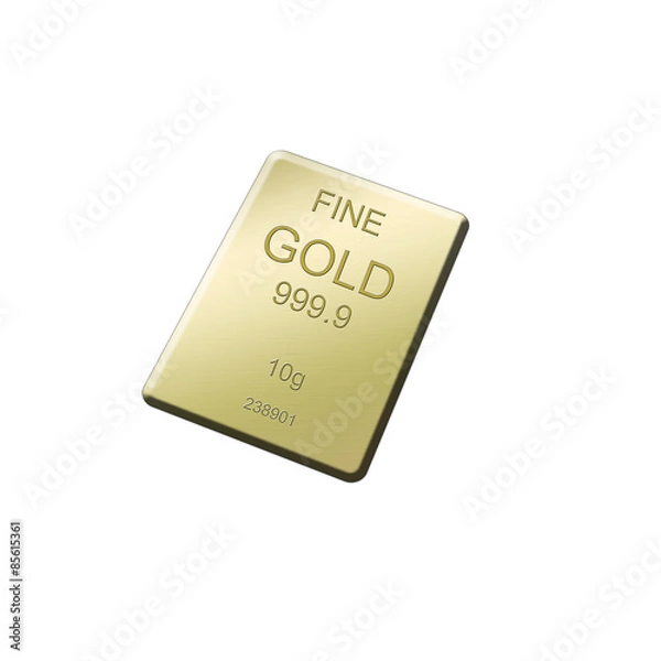 Fototapeta Goldbarren als Vektor