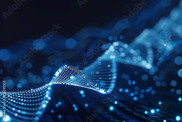 Fototapeta dna helix background