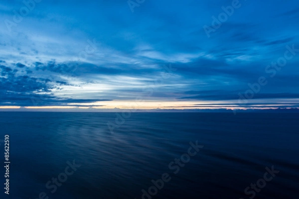 Fototapeta Sunset over Alaskan Waters