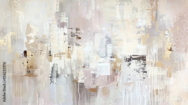 Fototapeta Vibrant Abstract Art for Modern Interior Design Generative AI