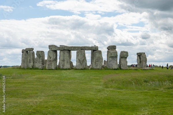 Fototapeta Photograph of Stonehenge prehistoric stone circle monument