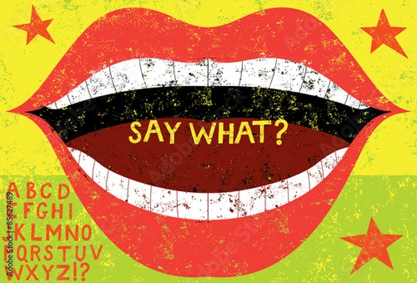 Obraz Czubek języka