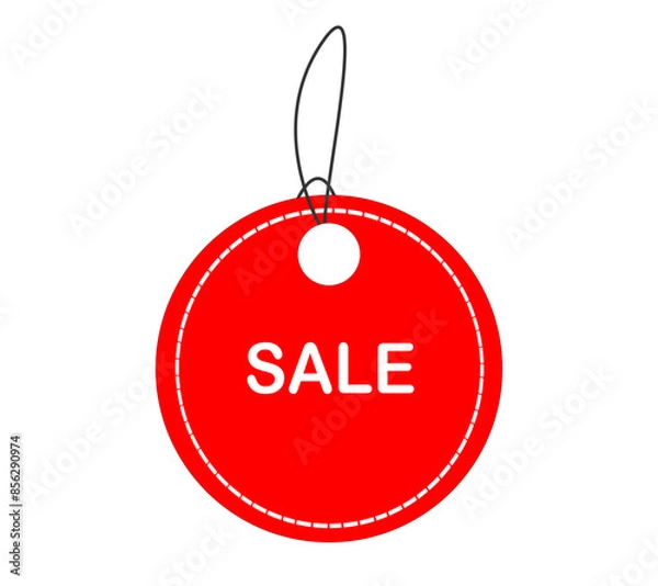 Fototapeta Round Tag Offer 