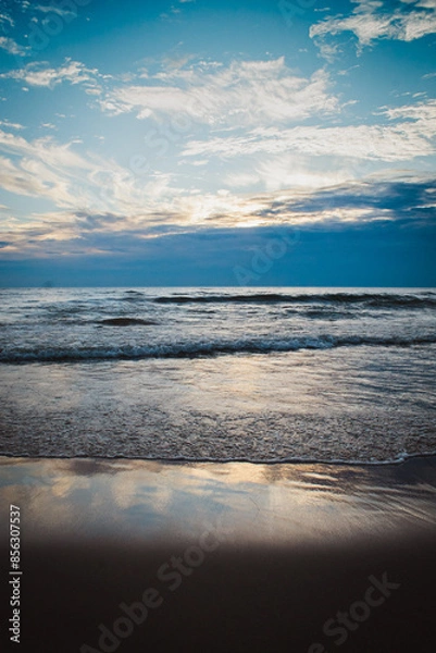 Fototapeta Lake Michigan Waves